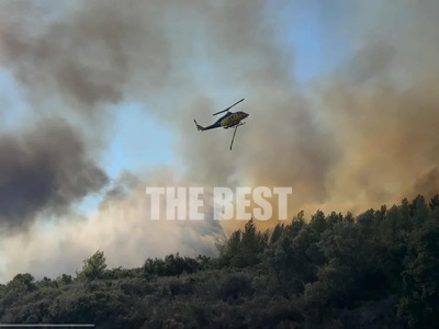 Αιτωλοακαρνανία: Οριοθετήθηκε η φωτιά στην Κοκώρη