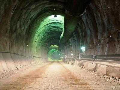 Τα έργα της σιδηροδρομικής σήραγγας Πανα...