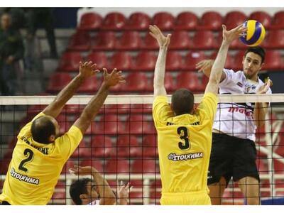 Bόλεϊ: Ο ΠΑΟΚ σε 73΄νίκησε 3-0 τον Άρη 