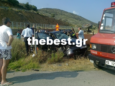 Νεκροί πατέρας και γιος σε τροχαίο στη Ν...