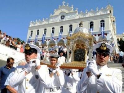 Η Μεγαλόχαρη της Τήνου. Η εικόνα  της Θε...