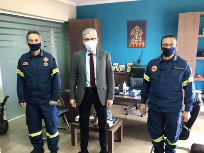 Επίσκεψη του Άγγελου Τσιγκρή στη Διεύθυν...