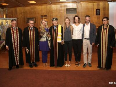 Ο Αριστείδης Αντσακλής σε αναμνηστική φω...