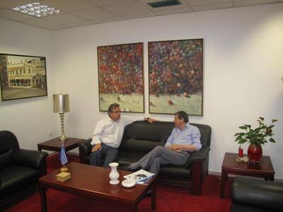 Συνάντηση Γ.Γ. ΔΕΠΙΝ με βουλευτή Λευκάδας