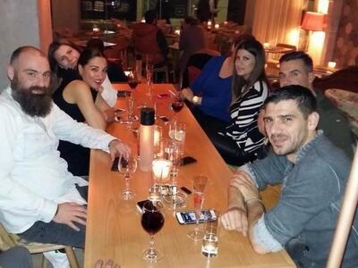 Και ο Κώστας Κατσουράνης με την παρέα το...