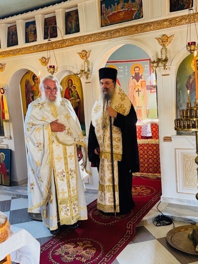 Ο Μητροπολίτης Πατρών ανήμερα της Παναγίας στα πυρόπληκτα Μοιρέικα