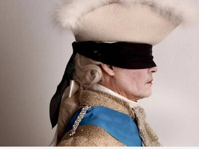 Ο Johnny Depp στις Κάννες ως Λουδοβίκος XV  