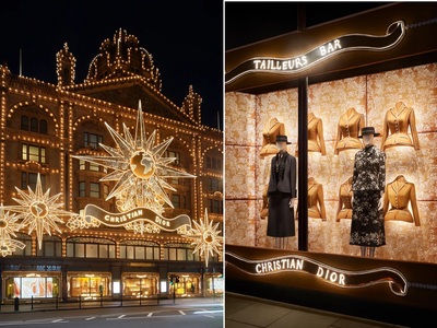 Ο Dior κατέλαβε το χριστουγεννιάτικο Har...