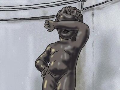 Το σκίτσο του Αρκά για τις Βρυξέλλες