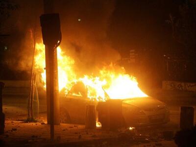 Αχαΐα: Φούντωσε ΒΜW στη Χαλανδρίτσα, τα ξημερώματα