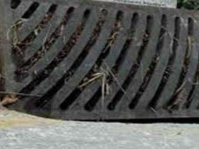 Εκσφενδονίστηκε καπάκι φρεατίου στη Χαλκ...