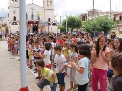 Oι μαθητές του 33ου Δημοτικού της Πάτρας...