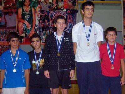 Από δεξιά Κουβεριανός Λάμπρος, Χατζηφώτη...