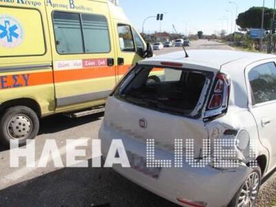 Πύργος: Τα δύο ΙΧ επιβατηγά βρίσκονταν σ...