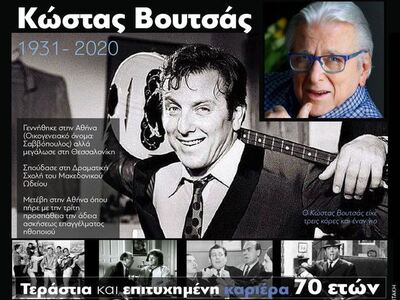 Κώστας Βουτσάς: 1931- 2020