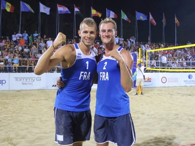 Βeach Volleyball Aνδρών: ''Allez les Ble...