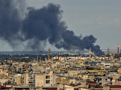 Φωτιά σε εταιρεία ανακύκλωσης στη ΒΙ.ΠΕ. Σίνδου