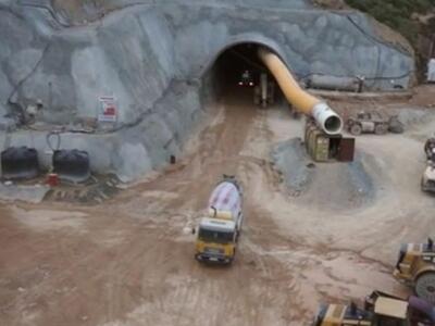 Ιόνια Οδός: Εναέρια πλάνα από τα έργα στην Κλόκοβα