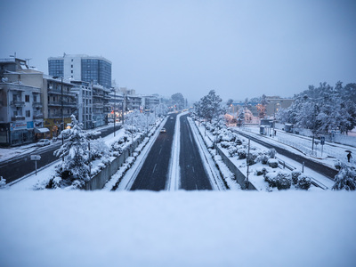 Άσπρισε η Αττική-Οδοιπορικό στους δρόμου...
