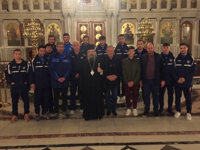 Στον ναό του Αγίου Ανδρέα για προσκύνημα...