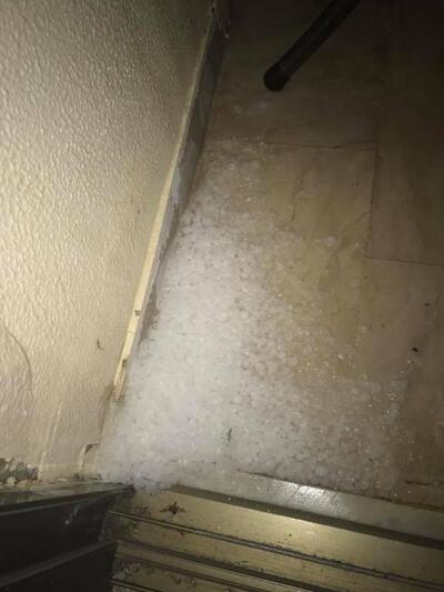 Χαλάζι και στον Λόγγο