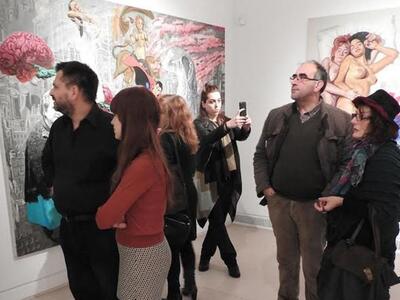 Πάτρα: Στα εγκαίνια της έκθεσης του Κλεο...