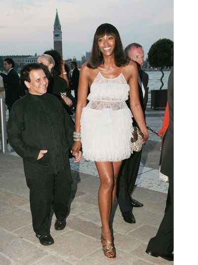 Με τον Azzedine Alaia