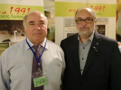 Με το Νίκο Τζανάκο, ο Γιώργος Κυπριανός