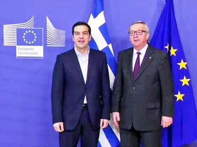 Χεράκι - χεράκι Τσίπρας και Γιούνκερ! ΔΕ...