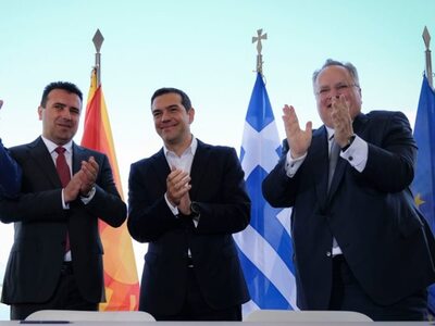 Τηλεφωνική επικοινωνία Τσίπρα - Ζάεφ μετ...