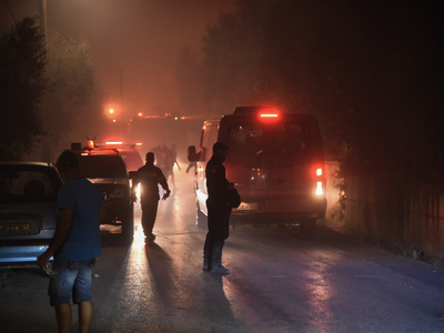 Τα καρέ της εφιαλτικής νύχτας στην Πάτρα...