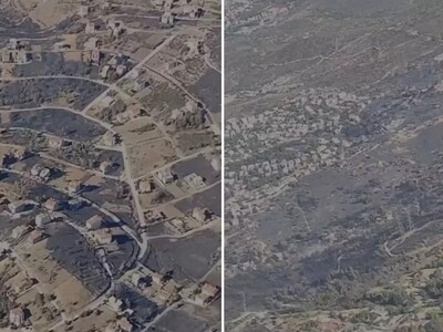 Φωτιά στην Αττική: Βίντεο από την πύρινη...