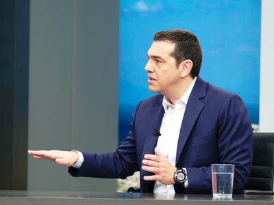 Στην ΕΡΤ ο Αλέξης Τσίπρας – ΔΕΙΤΕ LIVE