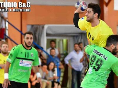 Α1 χάντμπολ: Σπουδαία νίκη του Διομήδη Ά...