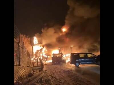 Ιαπωνία: Πύρινη κόλαση από καραμπόλα 50 ...