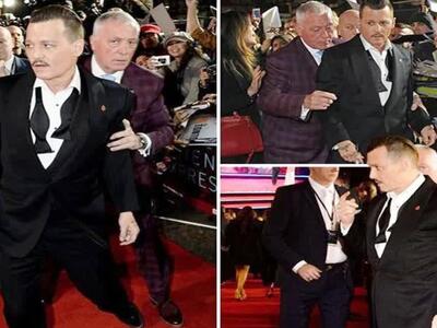 Σε μαύρο χάλι εμφανίστηκε ο Τζόνι Ντεπ σ...