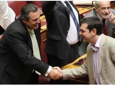 Ο Τσίπρας συναντά Καμμένο για πρόταση δυ...