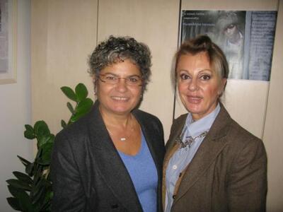 Αλεξάνδρα Κρούσκου (αρ.) με την Φωτεινή ...