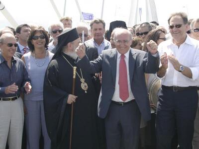 Ο Γιώργος Σουφλιάς περιχαρής...