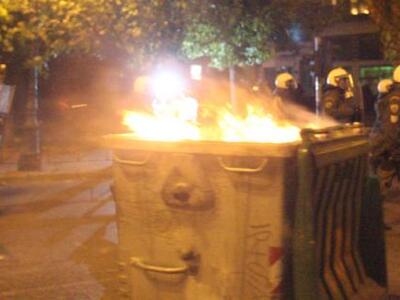 Νέα φωτιά σε κάδο απορριμμάτων στην Πάτρα