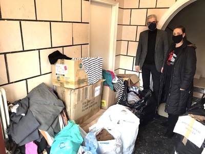 Επίσκεψη του Άγγελου Τσιγκρή στην Κοινων...