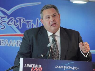 Καμμένος: Οποιαδήποτε ψήφος στα υπόλοιπα...