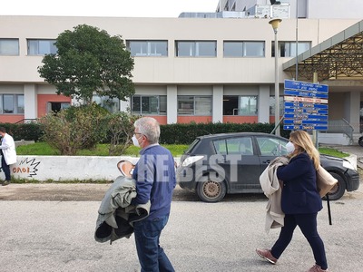 Στο Πανεπιστημιακό Νοσοκομείο το κλιμάκι...