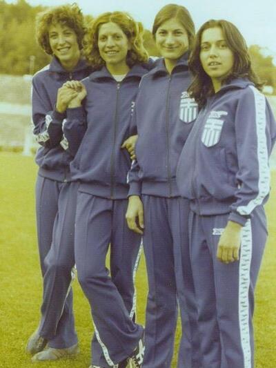 Με την Εθνική ομάδα 4Χ100