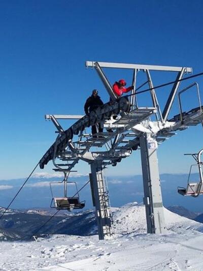 Στο χιονοδρομικό κέντρο Καλαβρύτων - φωτ...