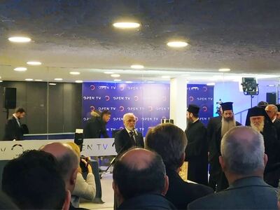 Παρουσία του Αρχιεπισκόπου τα εγκαίνια του Open 