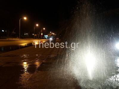 Πάτρα: Μια.. εντυπωσιακή βλάβη στο δίκτυ...