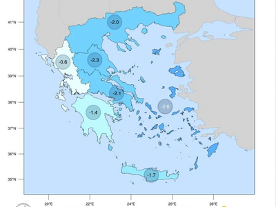 Meteo: Ο Φεβρουάριος του 2025 ήταν ο δεύτερος ψυχρότερος από το 2010