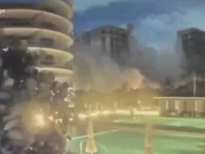 Μαϊάμι: Η στιγμή της πτώσης του πολυώροφου κτηρίου