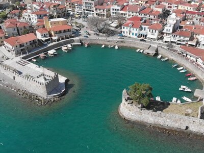 Το όμορφο λιμάνι της Ναυπάκτου από ψηλά! ΒΙΝΤΕΟ 